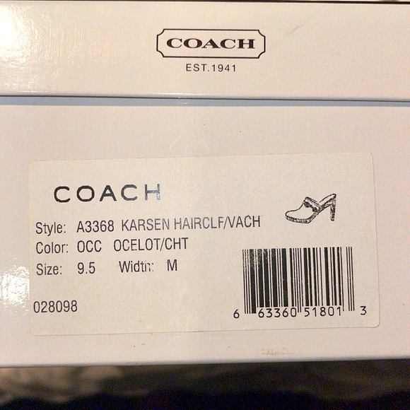 Coach Karsen Animal Print Mule - Picture 7 of 7